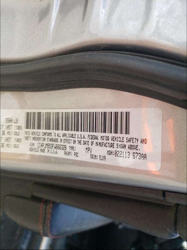 2015 JEEP CHEROKEE T 1C4PJMBS9FW666328