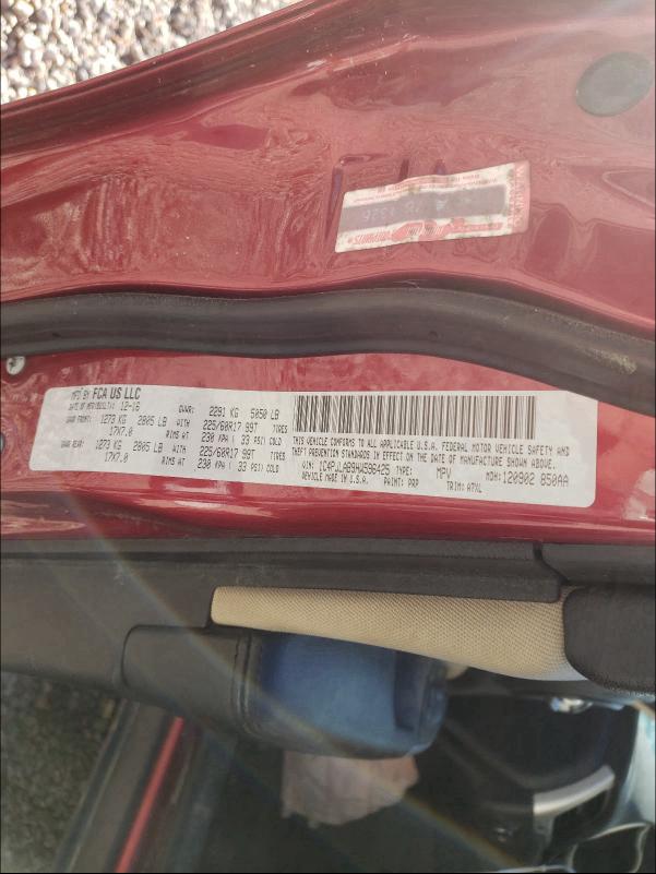 2017 JEEP CHER SPORT 1C4PJLAB9HW596425