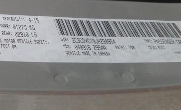 2018 DODGE CHARGER 2C3CDXCT9JH290854