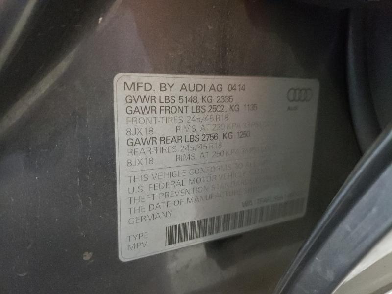 2014 AUDI A4 ALLROAD WA1TFAFL3EA149047