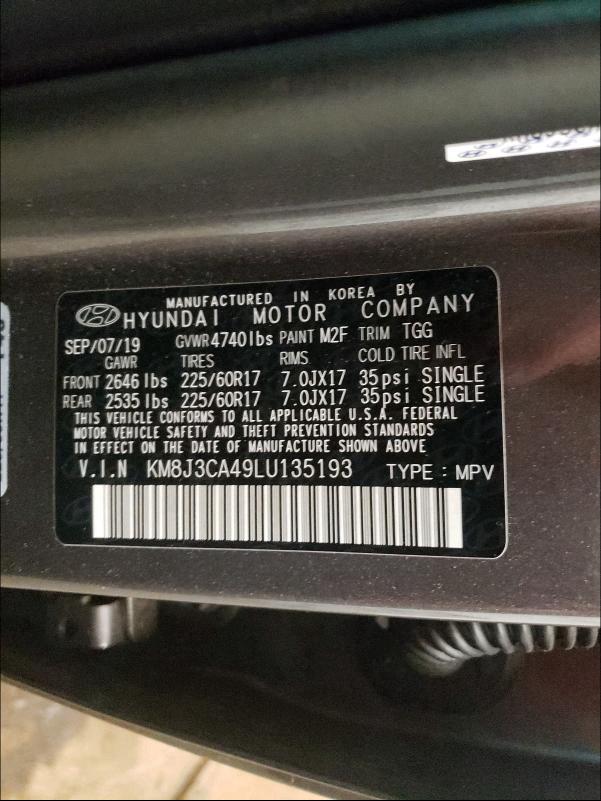 2018 HYUNDAI TUCSON VAL KM8J3CA49LU135193