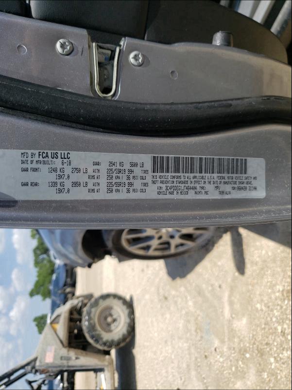 2018 DODGE JOURNEY GT 3C4PDDEG1JT464404