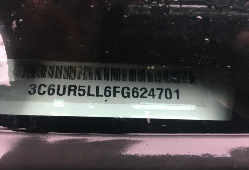 2015 RAM 2500 LONGH 3C6UR5LL6FG624701