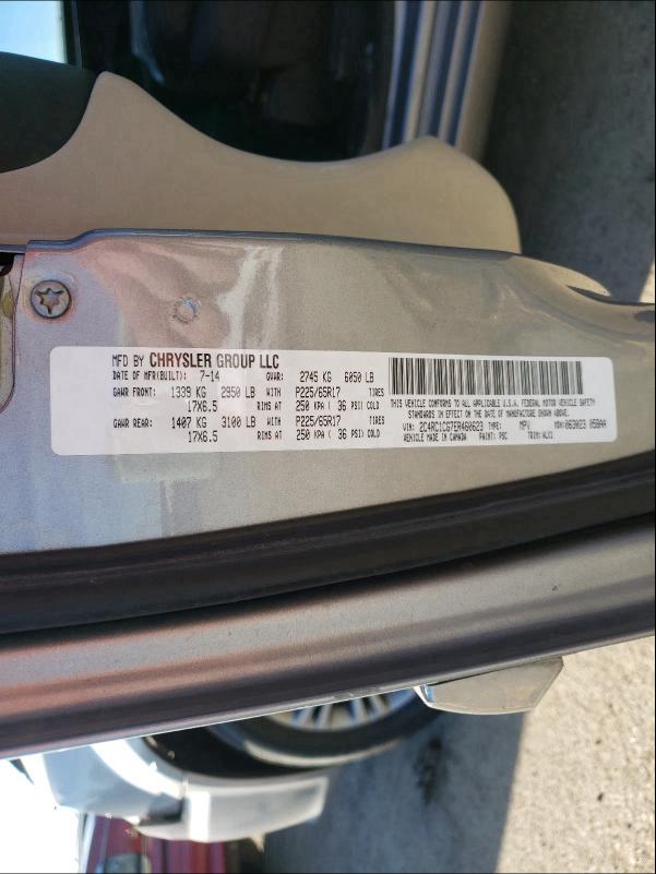 2014 CHRYSLER TOWN & COU 2C4RC1CG7ER460623