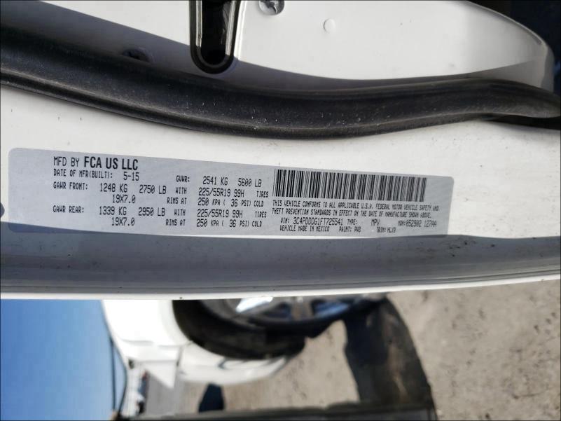 2015 DODGE JOURNEY LI 3C4PDDDG1FT725541