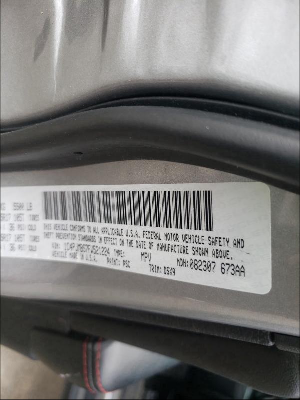 2015 JEEP CHEROKEE T 1C4PJMBS7FW521224