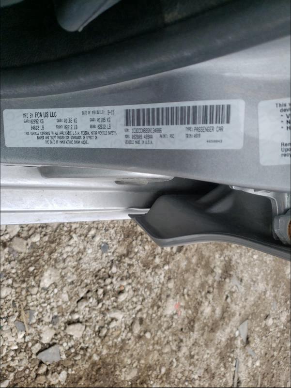 2016 CHRYSLER 200 LIMITE 1C3CCCAB2GN134886