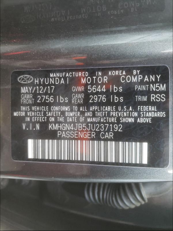 2018 GENESIS G80 SPORT KMHGN4JB5JU237192