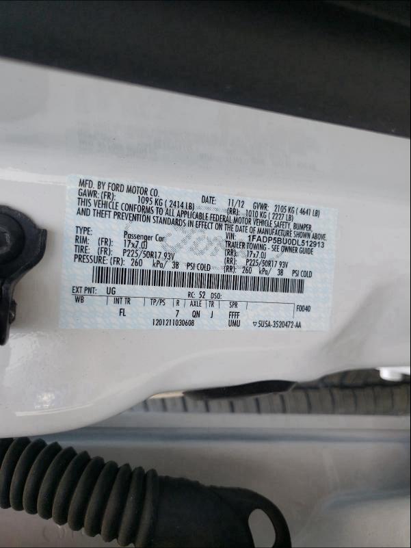 2013 FORD C-MAX SEL 1FADP5BU0DL512913