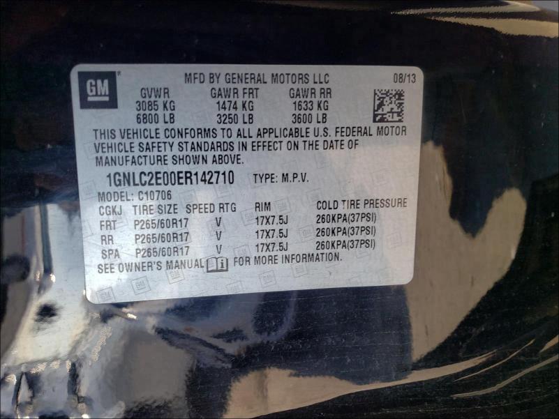 2014 CHEVROLET TAHOE POLI 1GNLC2E00ER142710