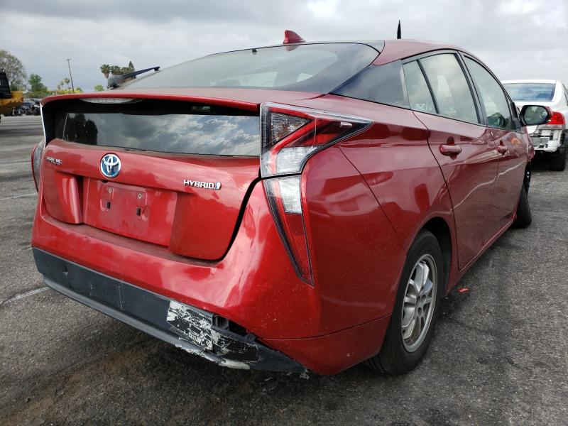 VIN WBA3A5C55FF606315 2017 TOYOTA PRIUS no.4