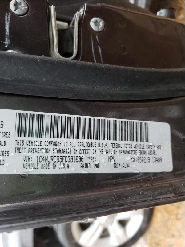 2015 JEEP PATRIOT LI 1C4NJRCB5FD381690