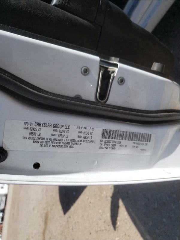 2011 CHRYSLER 300 C 2C3CK6CT0BH611990