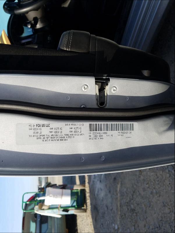 2020 DODGE CHARGER GT 2C3CDXHG6LH108980