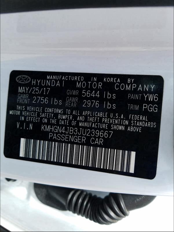 2018 GENESIS G80 SPORT KMHGN4JB3JU239667