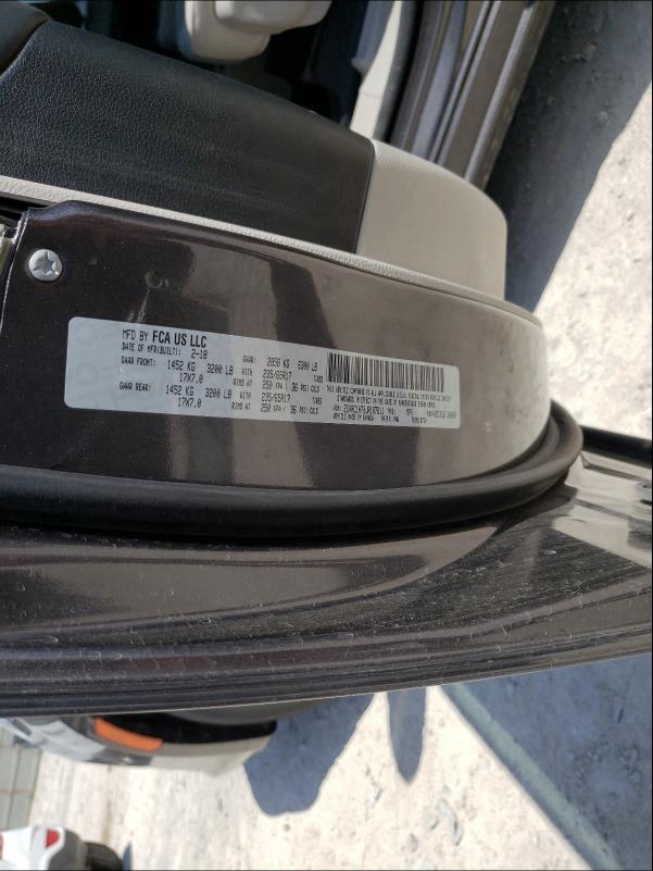 2018 CHRYSLER PACIFICA H 2C4RC1H70JR187611