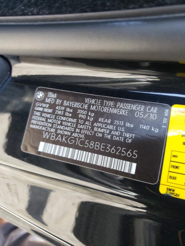 2011 BMW 335 IS WBAKG1C58BE362565