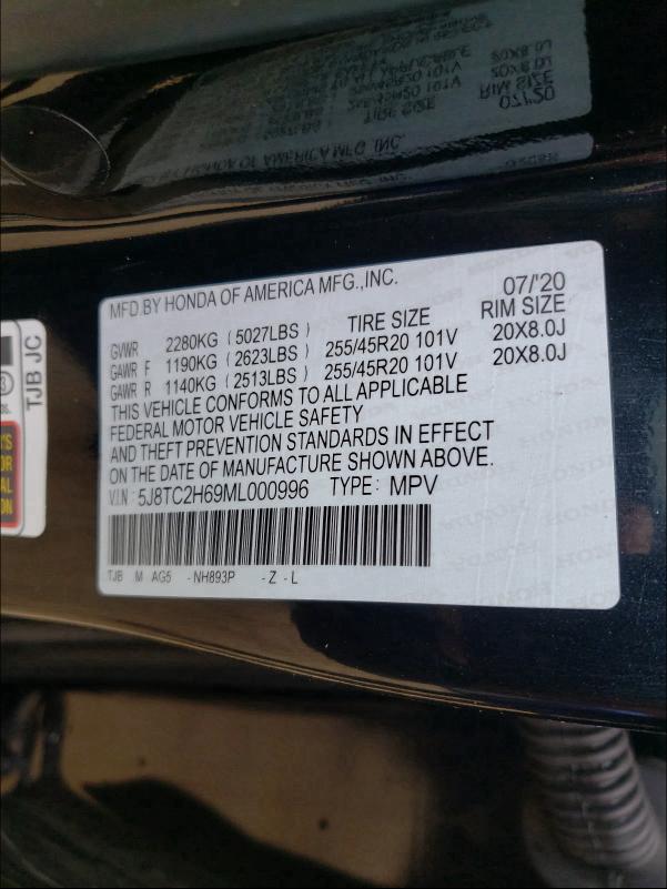 2021 ACURA RDX A-SPEC 5J8TC2H69ML000996