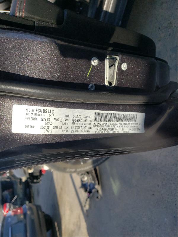 2018 JEEP CHEROKEE T 1C4PJMBBXJD562998