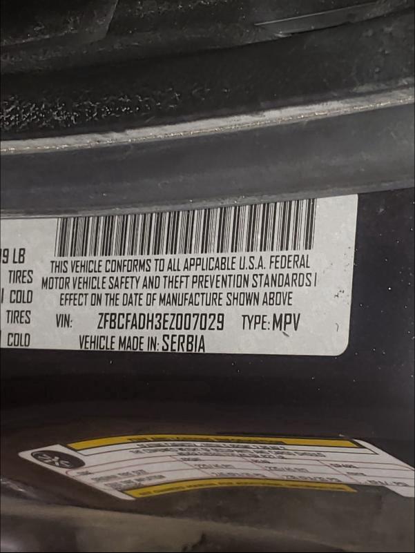 2014 FIAT 500L TREKK ZFBCFADH3EZ007029