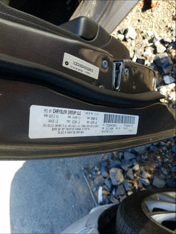 2012 DODGE CALIBER SX 1C3CDWDA4CD529010