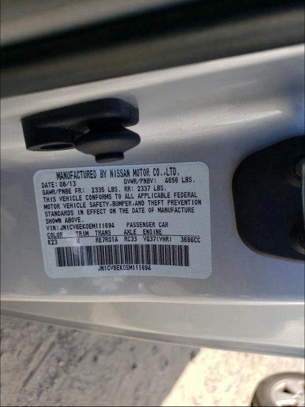 2014 INFINITI Q60 JOURNE JN1CV6EK0EM111694