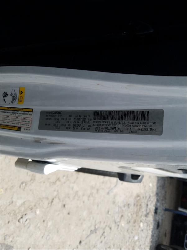 2020 JEEP GLADIATOR 1C6HJTAG2LL143376