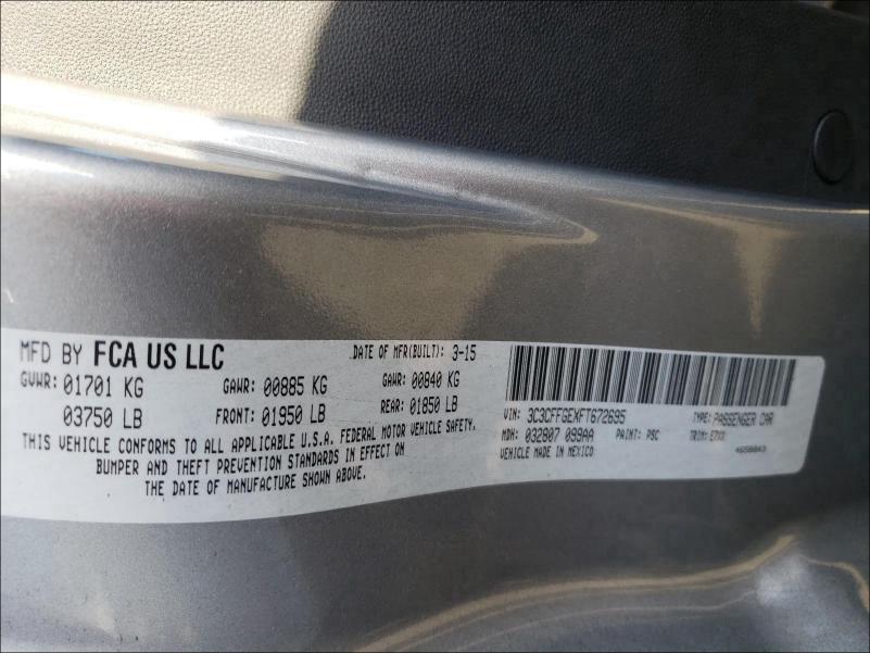 2015 FIAT 500 ELECTR 3C3CFFGEXFT672695
