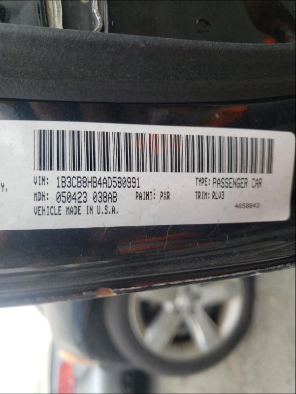 2010 DODGE CALIBER RU 1B3CB8HB4AD580991