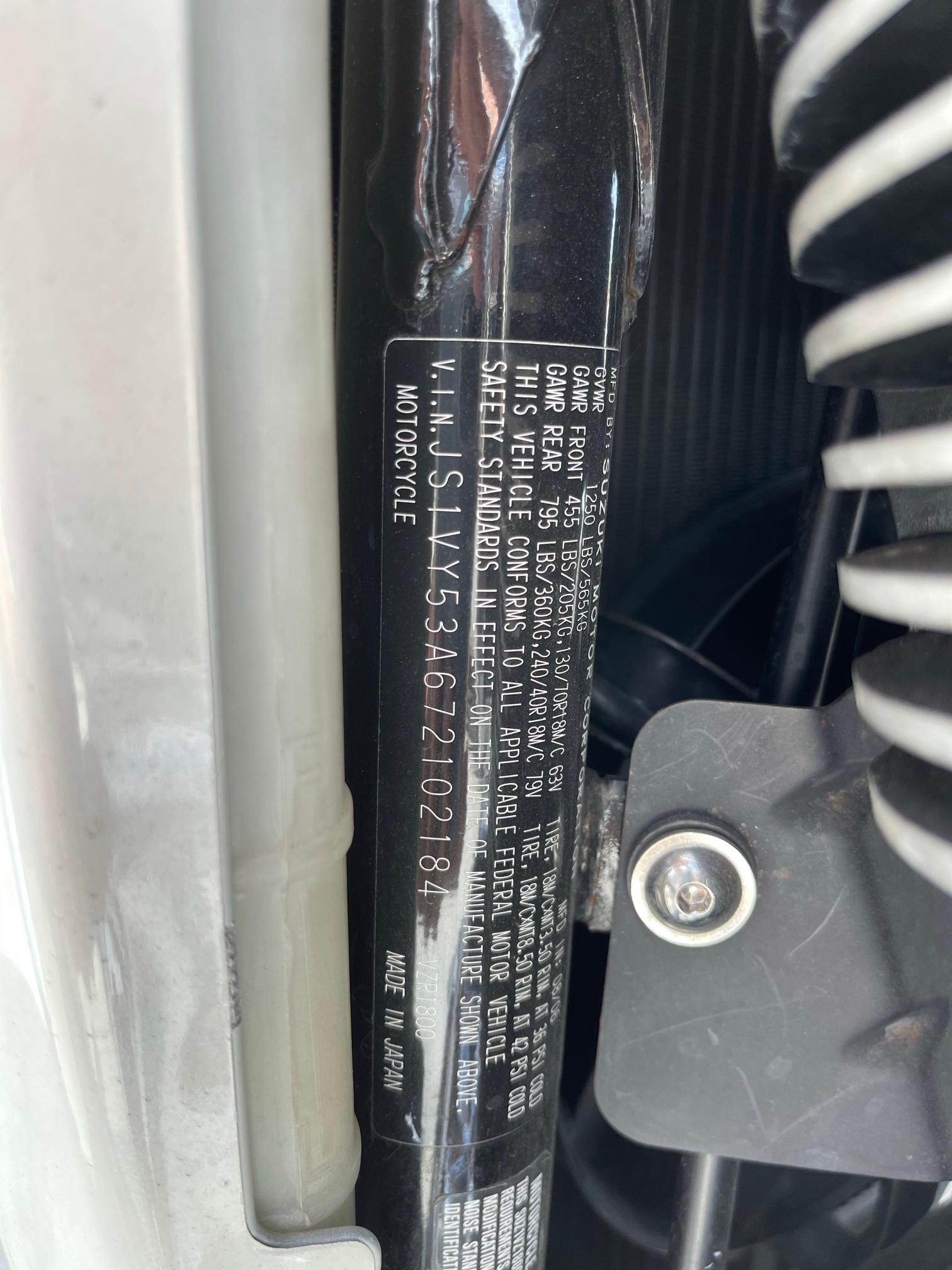 2007 SUZUKI VZR1800 JS1VY53A672102184
