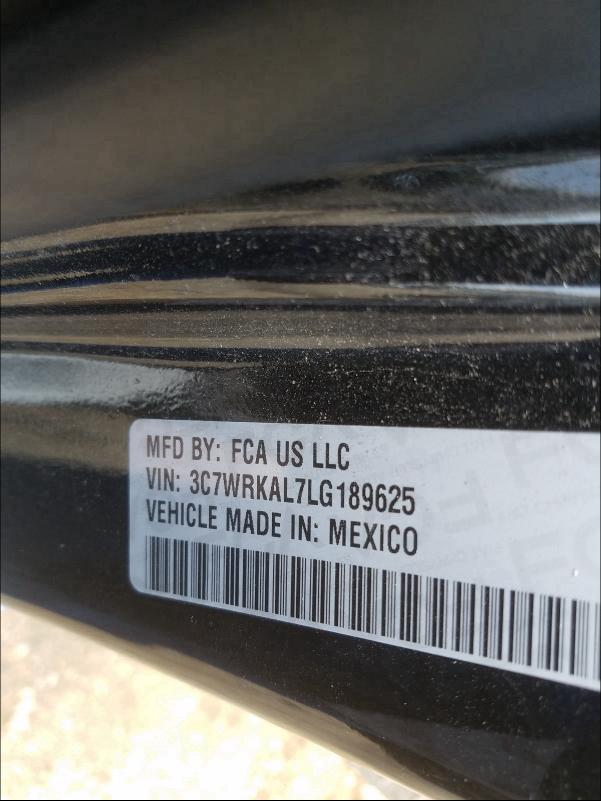 2020 RAM 4500 3C7WRKAL7LG189625