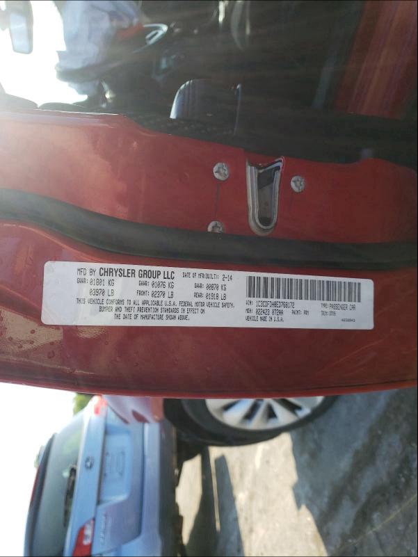 2014 DODGE DART SE AE 1C3CDFDH8ED768172