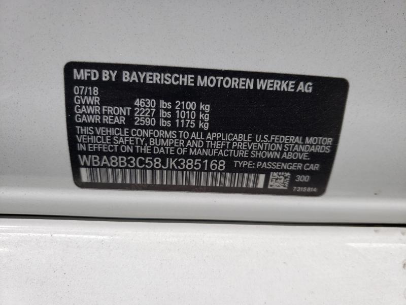 2018 BMW 340 I WBA8B3C58JK385168