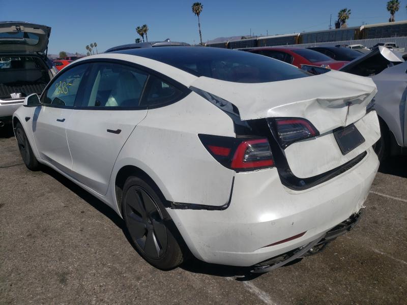 VIN 1GKKNXLS2HZ324465 2021 TESLA MODEL 3 no.3