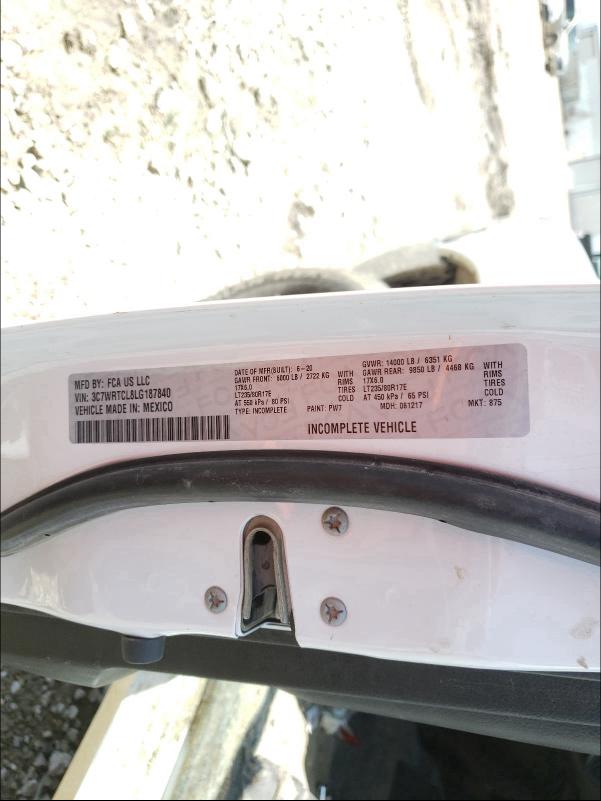 2020 RAM 3500 3C7WRTCL8LG187840