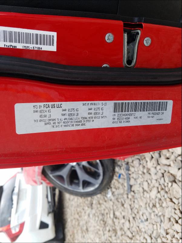 2019 DODGE CHARGER GT 2C3CDXHG4KH658712