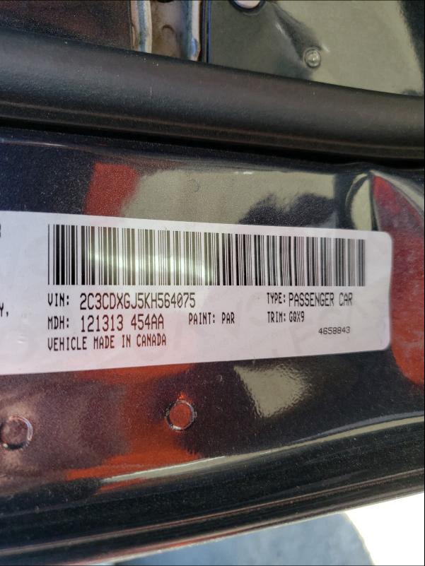 2019 DODGE CHARGER SC 2C3CDXGJ5KH564075