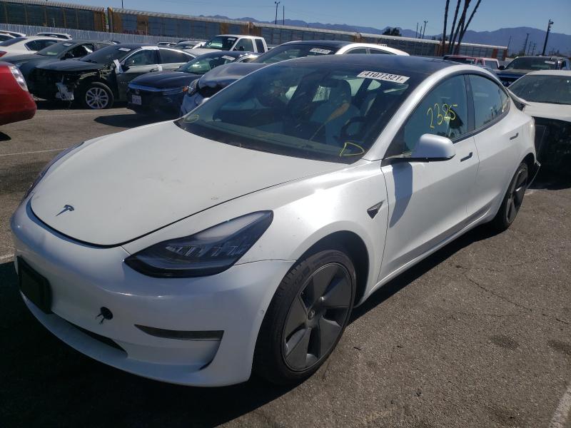 VIN 1GKKNXLS2HZ324465 2021 TESLA MODEL 3 no.2