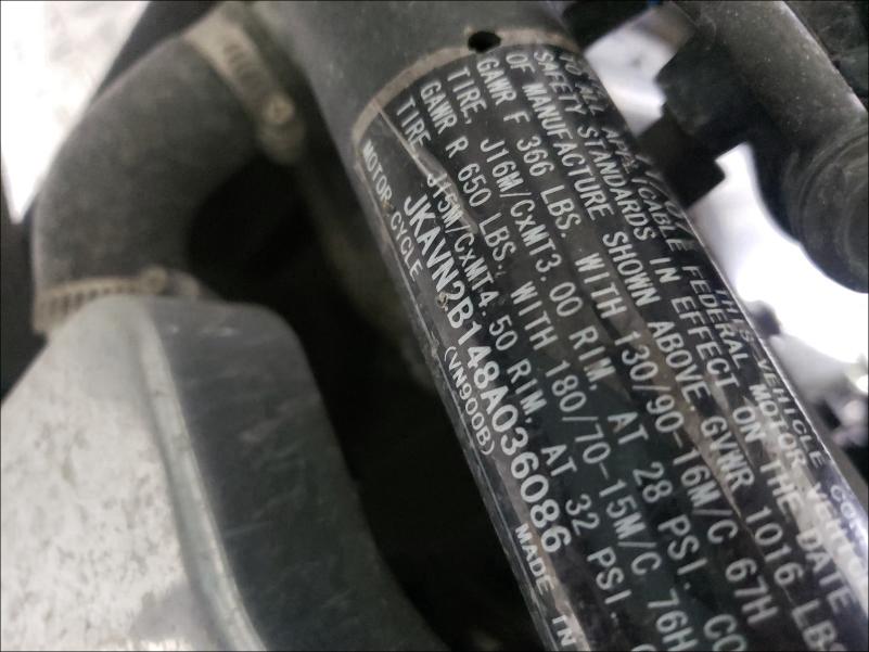 2008 KAWASAKI VN900 B JKAVN2B148A036086