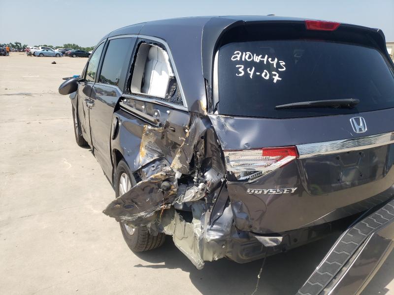 2017 HONDA ODYSSEY SE 5FNRL5H37HB017854