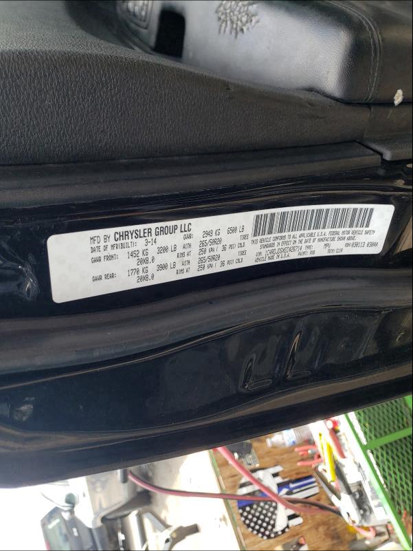 2014 DODGE DURANGO LI 1C4RDJDGXEC426714