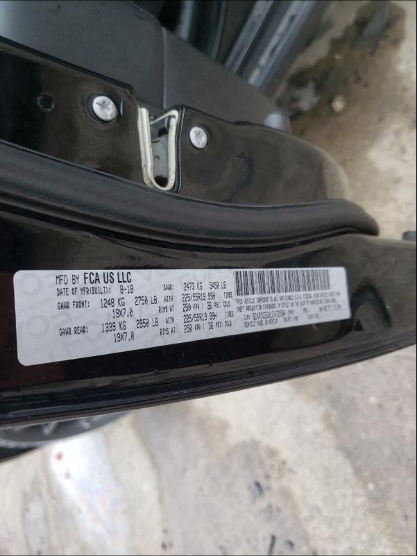 2018 DODGE JOURNEY GT 3C4PDCEG0JT472584