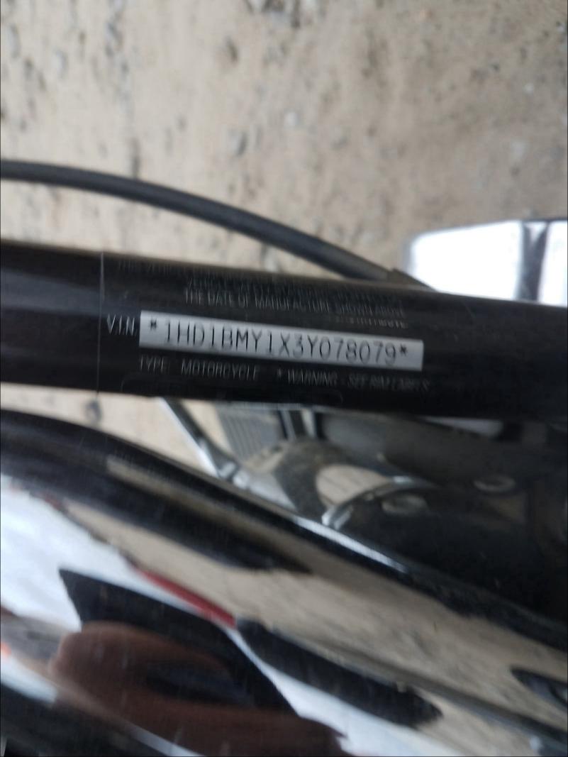 2003 HARLEY-DAVIDSON FLSTF 1HD1BMY1X3Y078079