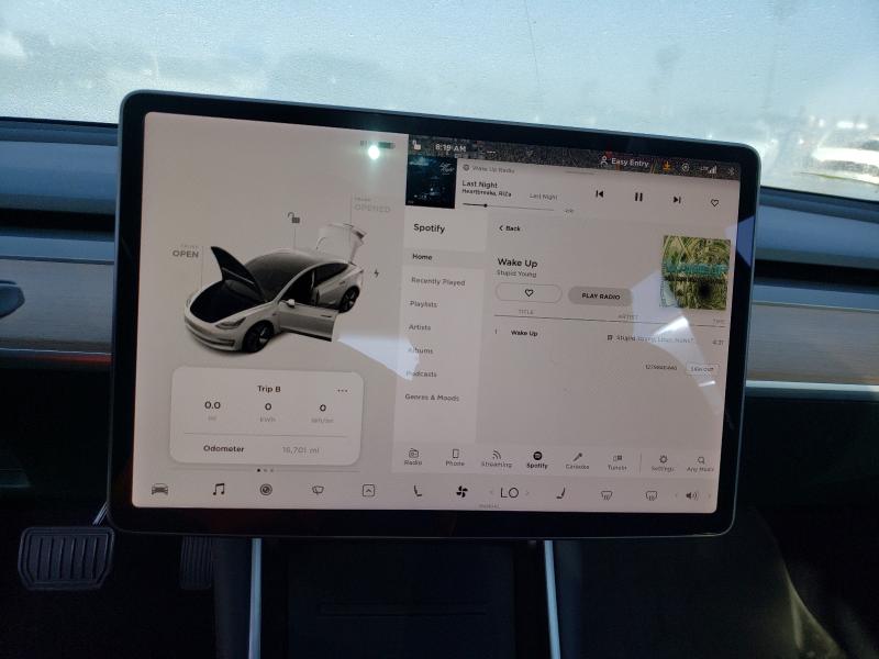 2019 TESLA MODEL 3 5YJ3E1EAXKF485371