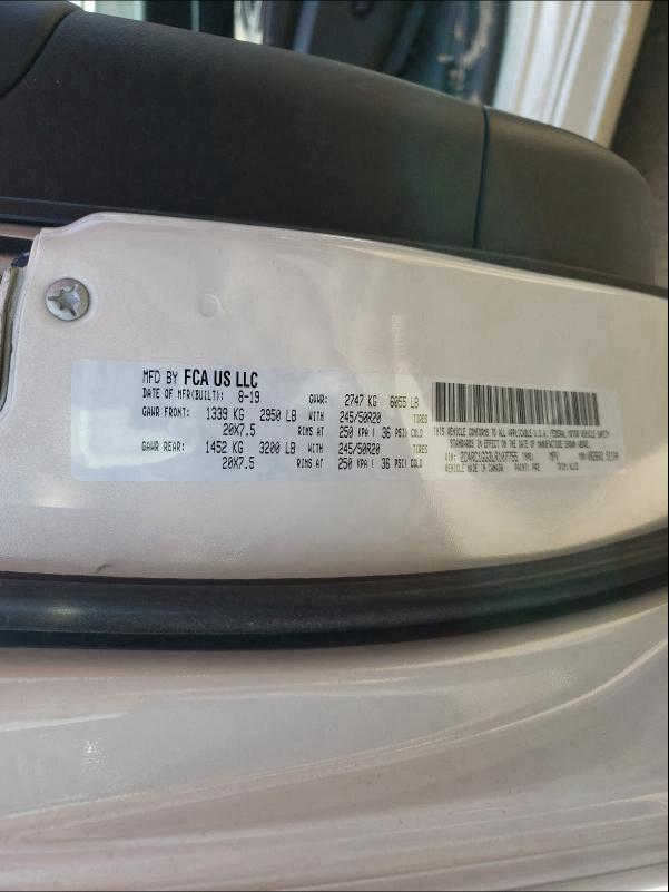 2020 CHRYSLER PACIFICA 2C4RC1GG3LR107755