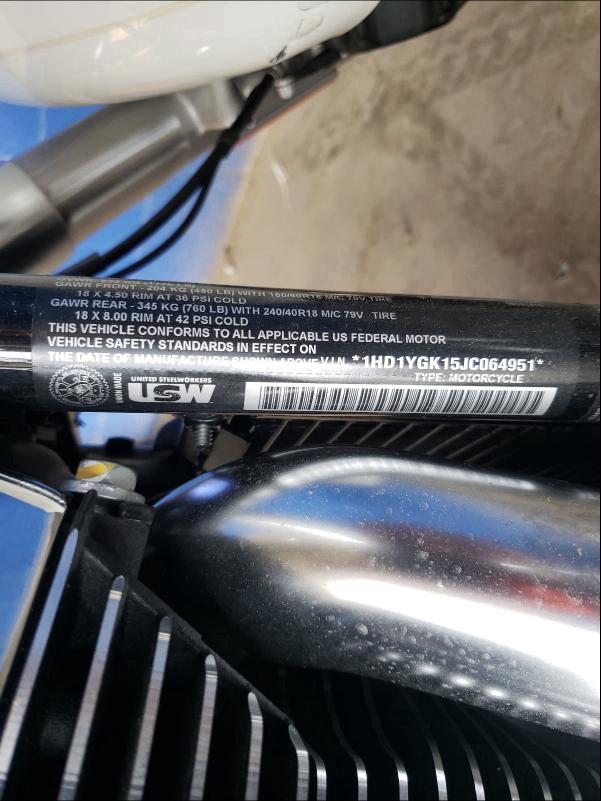 2018 HARLEY-DAVIDSON FLFBS FAT 1HD1YGK15JC064951