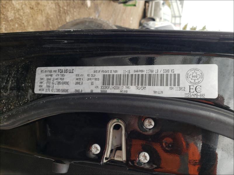 2017 RAM 3500 LONGH 3C63R3FL1HG550117