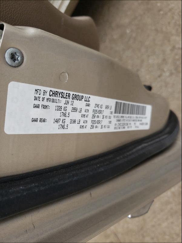 2012 CHRYSLER TOWN & COU 2C4RC1CG8CR413906