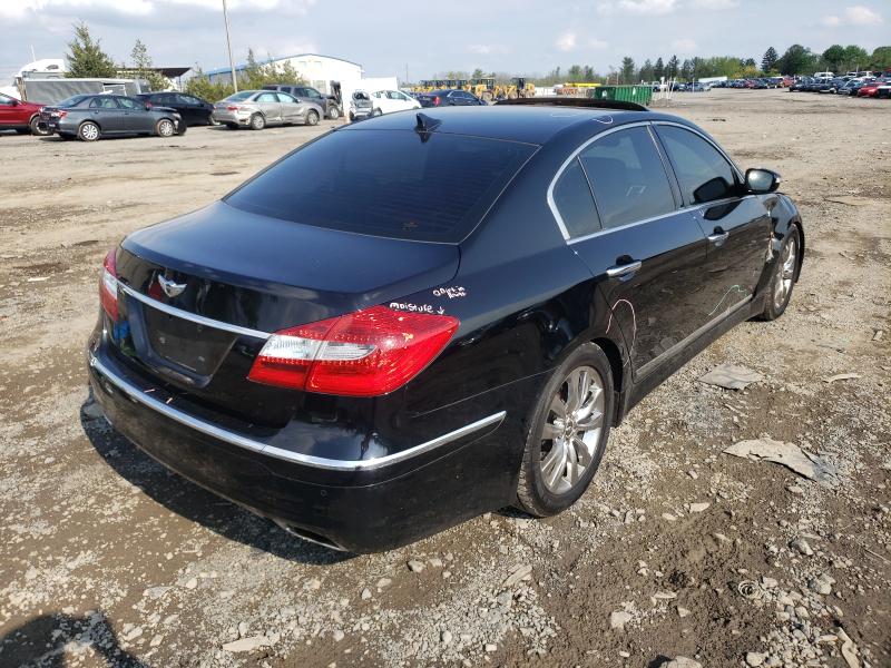 2012 HYUNDAI GENESIS 4. KMHGC4DFXCU169883