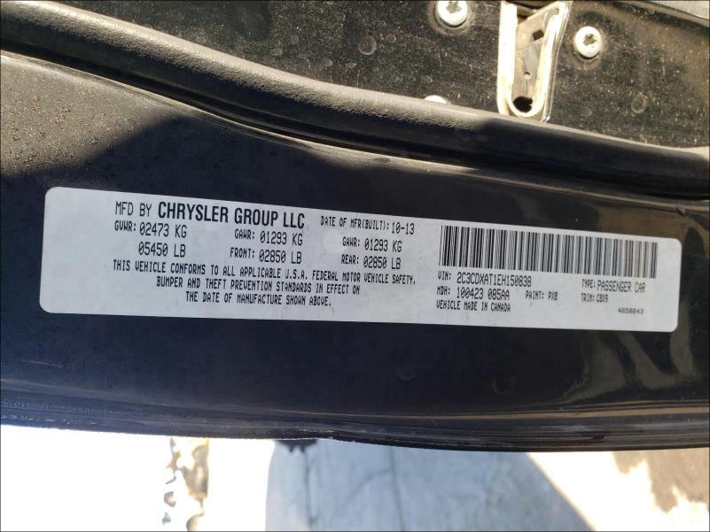 2014 DODGE CHARGER PO 2C3CDXAT1EH150838